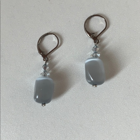 Charlotte Russe Jewelry - Charlotte Russe | Blue-Gray Mystic Earrings